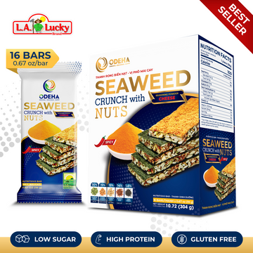 ODEHA Seaweed Crunch with Nuts - Spicy Cheese Taste