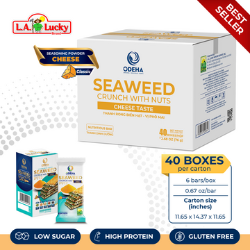 ODEHA Seaweed Crunch with Nuts - Cheese Taste – Carton