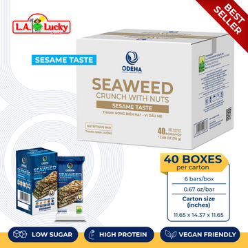 ODEHA Seaweed Crunch with Nuts - Sesame Taste – Carton