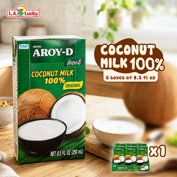 AROY-D 100% Coconut Milk 8.5 fl oz pack of 6
