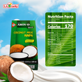 AROY-D 100% UHT coconut milk 1 L nutrition facts