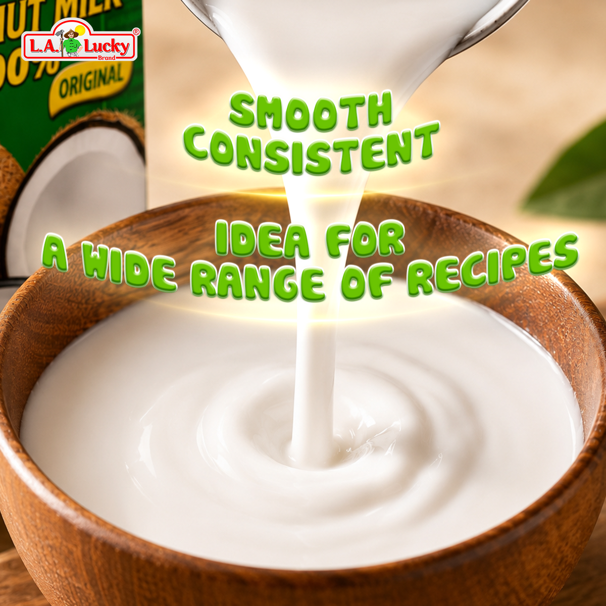 AROY-D 100% UHT coconut milk 1 L smooth consistency
