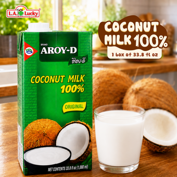 AROY-D 100% UHT Coconut Milk, 1 L Carton