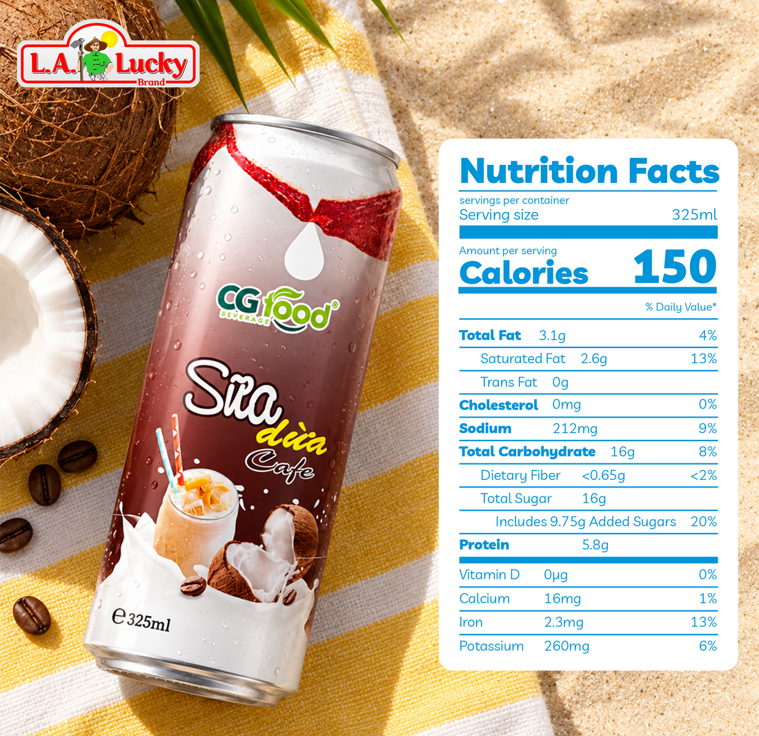 CG Coconut Milk Coffee 325 mL pack of 6 product view