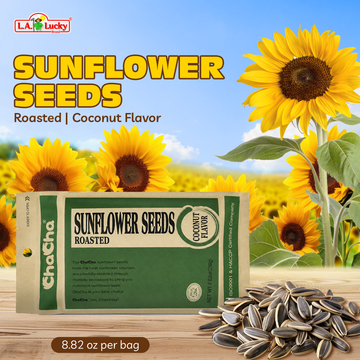 ChaCha Coconut Flavor Roasted Sunflower Seeds 250 g bag