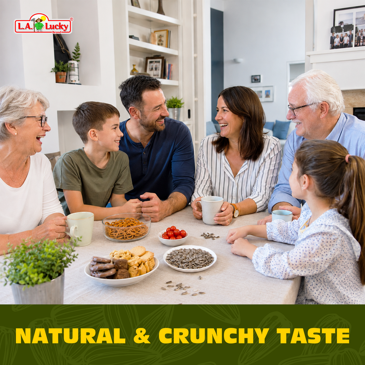 ChaCha Original Roasted Sunflower Seeds for family snacking