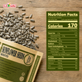 Nutrition facts panel for ChaCha Original Roasted Sunflower Seeds