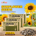 ChaCha Original Roasted Sunflower Seeds pack of 3, 250 g bags