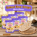Dong Phuong Taro Baked Rice Crisps, pack of 6
