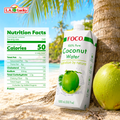 FOCO pure coconut water 1 liter nutrition facts
