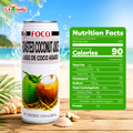 FOCO Roasted Coconut Juice 520 mL nutrition facts