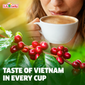 G7 3-in-1 Vietnamese instant coffee in a cup