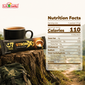 Nutrition facts for G7 Strong X2 3-in-1 instant coffee