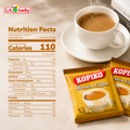 Nutrition facts for Kopiko Brown Coffee Mix
