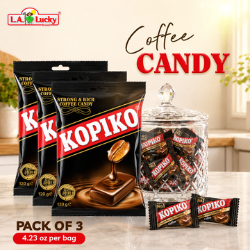 KOPIKO Strong & Rich Coffee Candy, 4.23 oz Bag