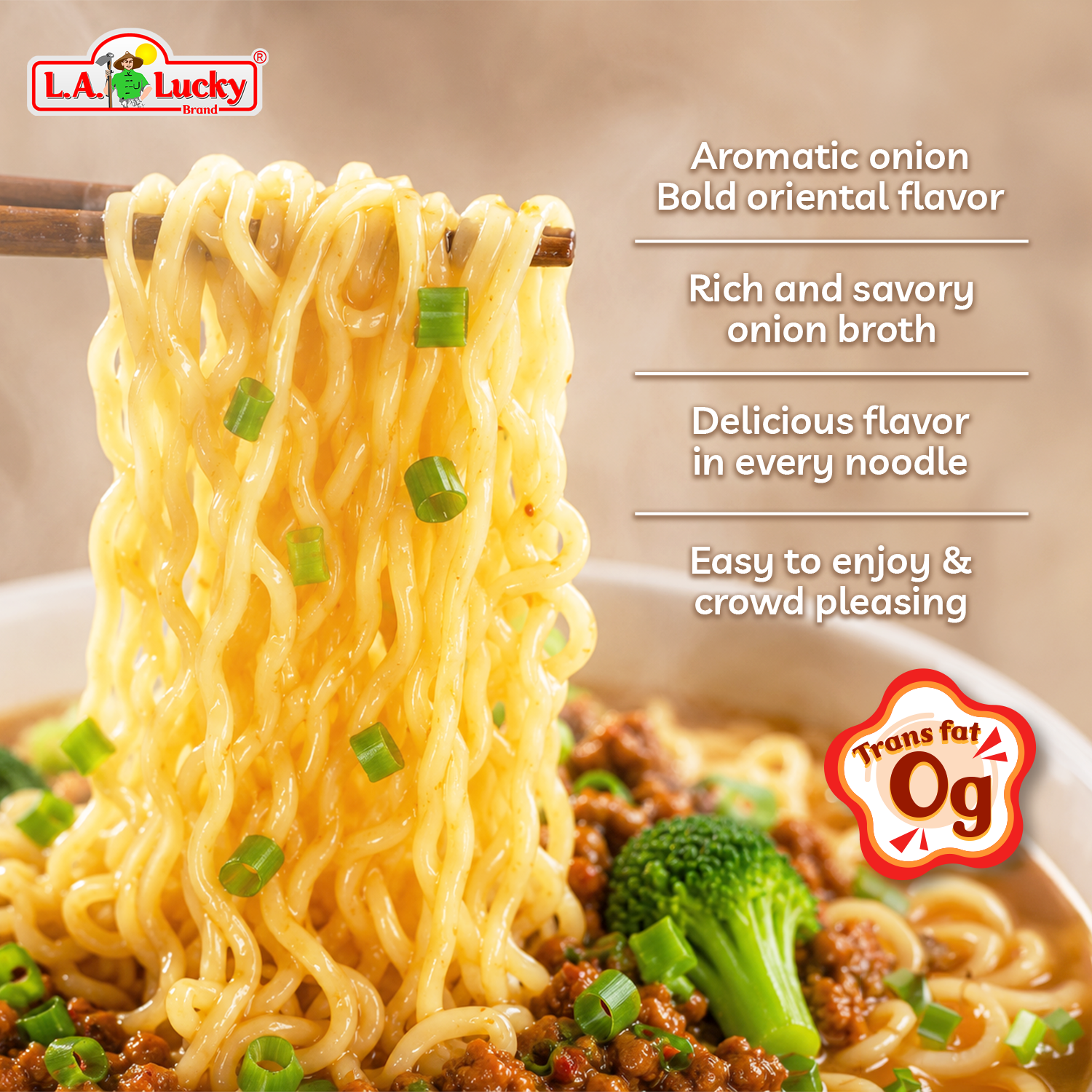 Bowl of Kung Fu artificial onion flavor instant noodles