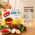 Nutrition Facts for Kung Fu artificial onion flavor instant noodles 85 g