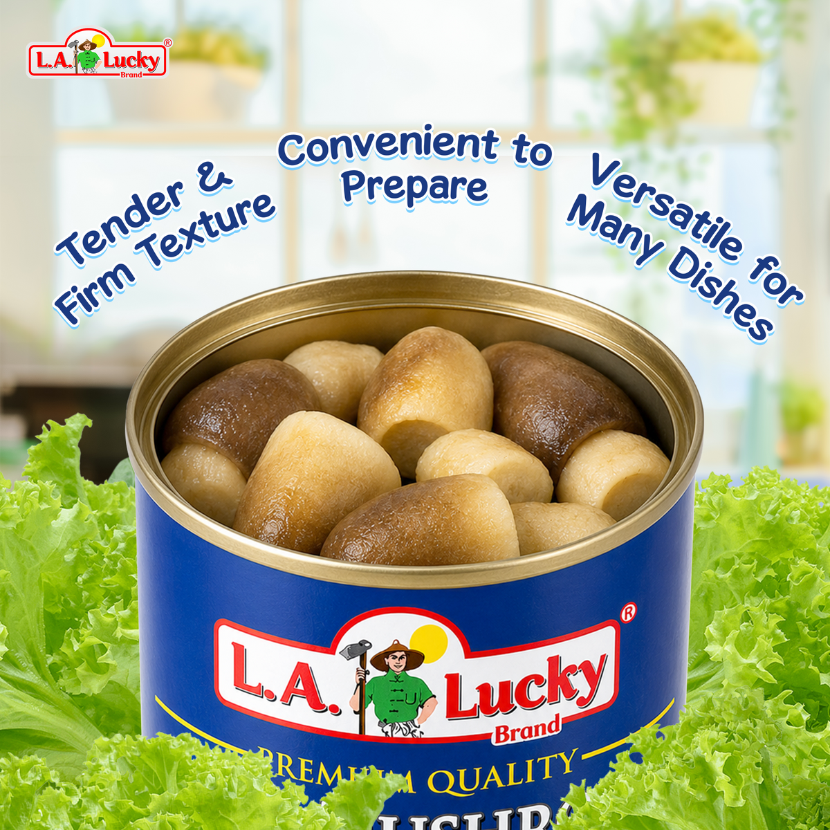 L.A. Lucky Whole Peeled Straw Mushrooms cooking idea