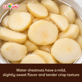 Lucky Crown Sliced Water Chestnuts in water