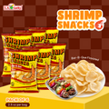 MARCO POLO BBQ Shrimp Chips pack of 6, 2.5 oz bags
