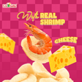Crispy MARCO POLO Cheese Shrimp Chips snack texture