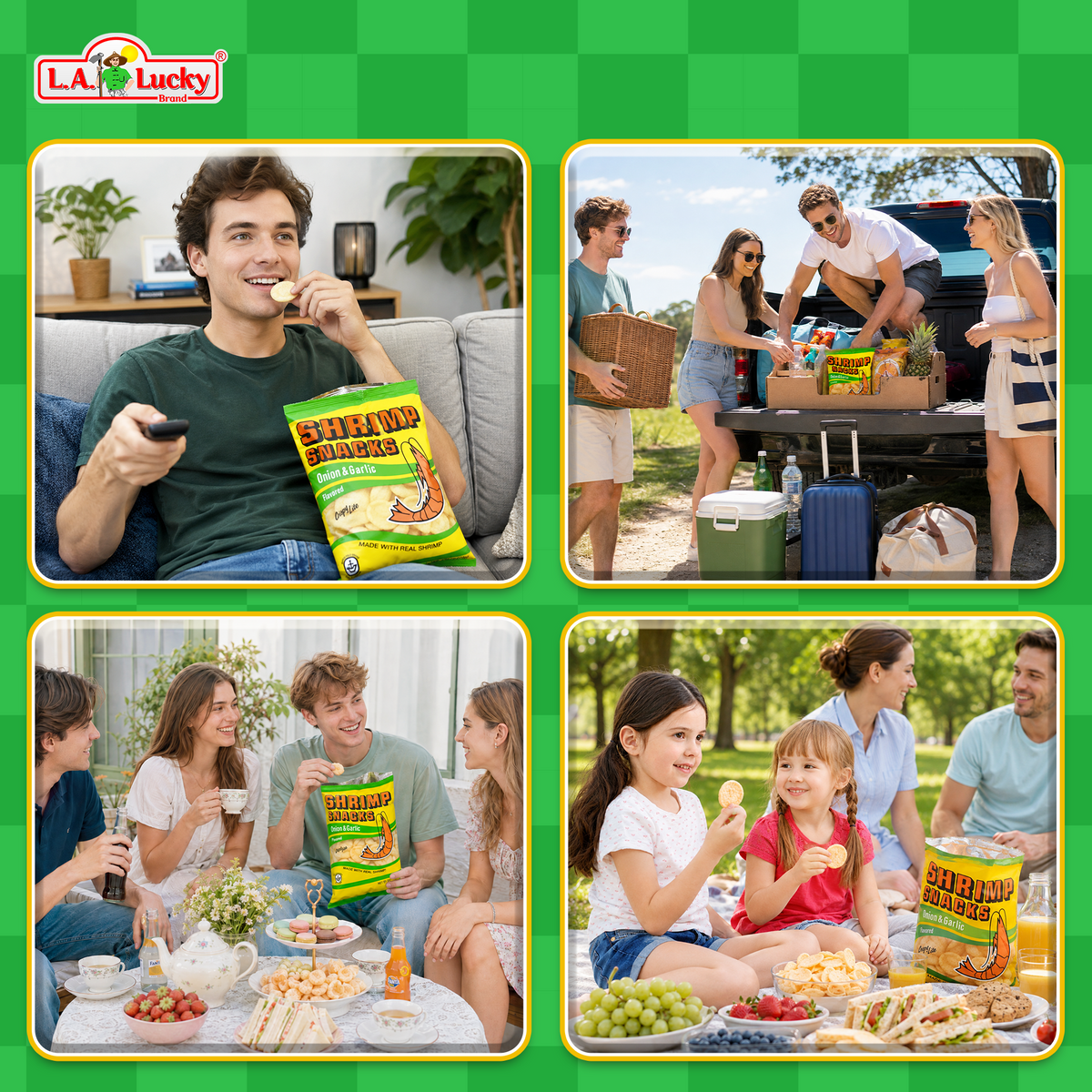 MARCO POLO Onion and Garlic Shrimp Chips party snack and sharing idea