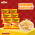 MARCO POLO Original Shrimp Chips 2.5 oz bags Pack of 6 front view