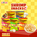MARCO POLO Shrimp Chips Mix, Pack of 5 with five assorted flavors