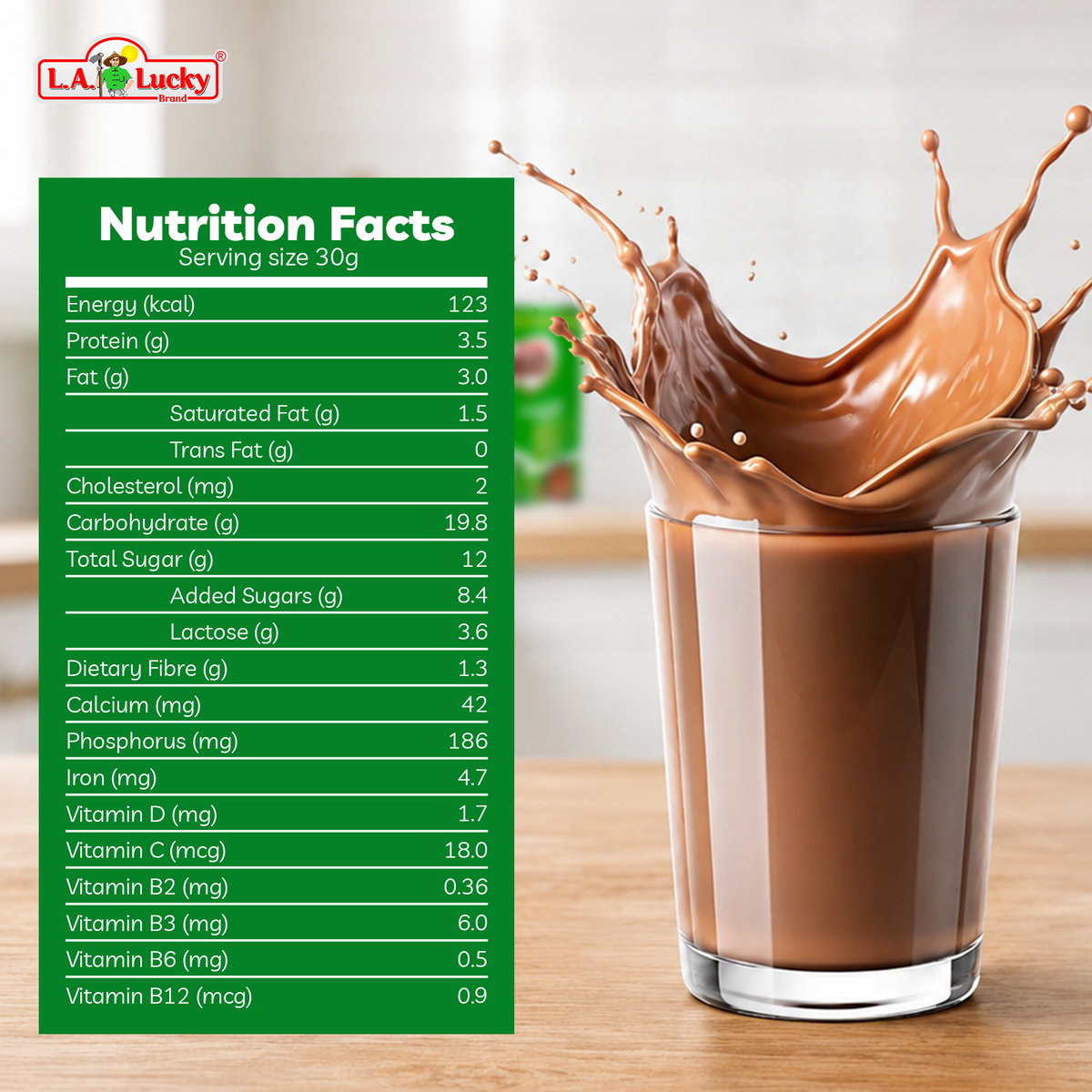 Nestle MILO chocolate malt powder drink nutrition facts