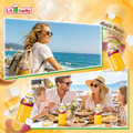 Mogu Mogu Passion Fruit Flavored Drink with Nata de Coco serving ideas