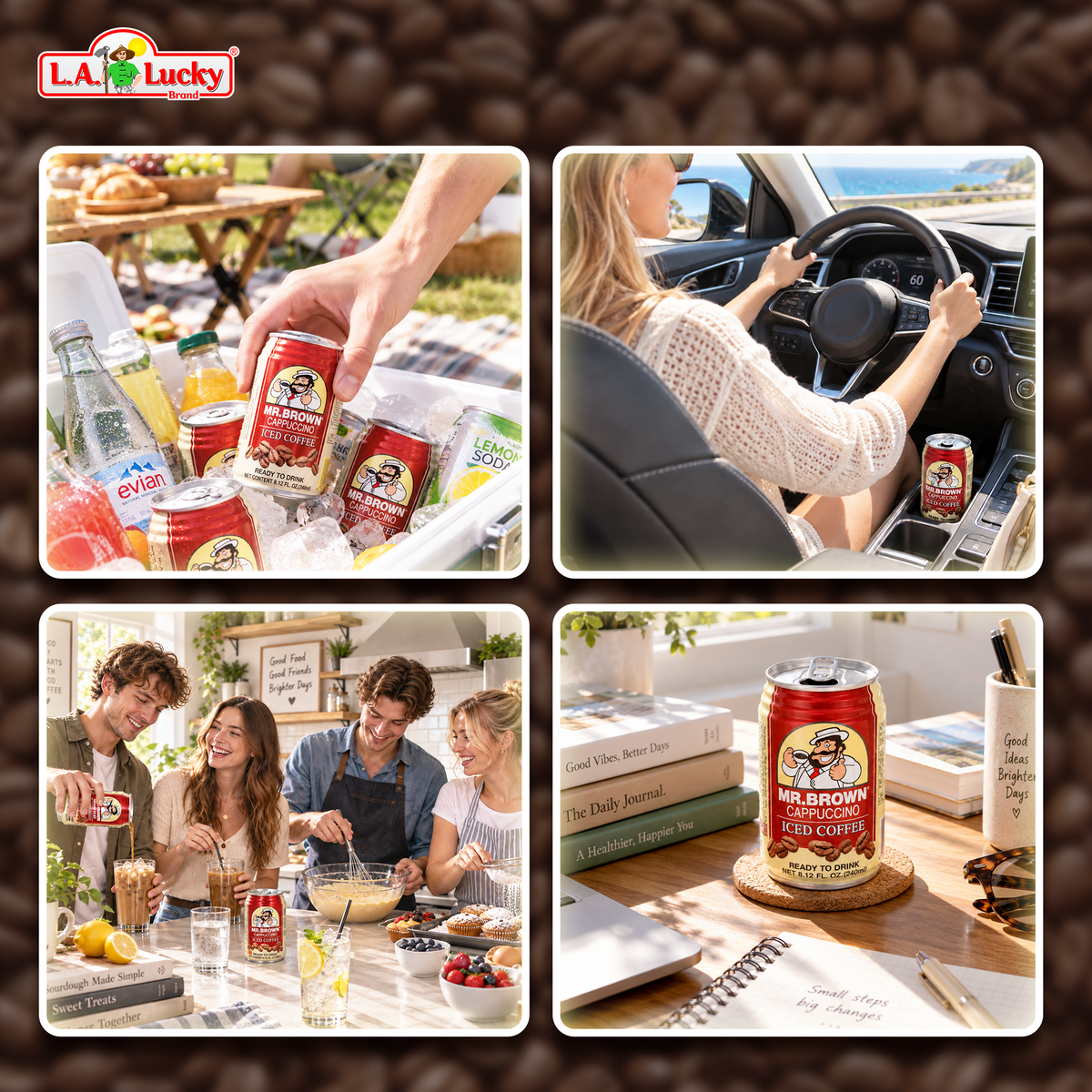 Mr. Brown Cappuccino Iced Coffee package detail