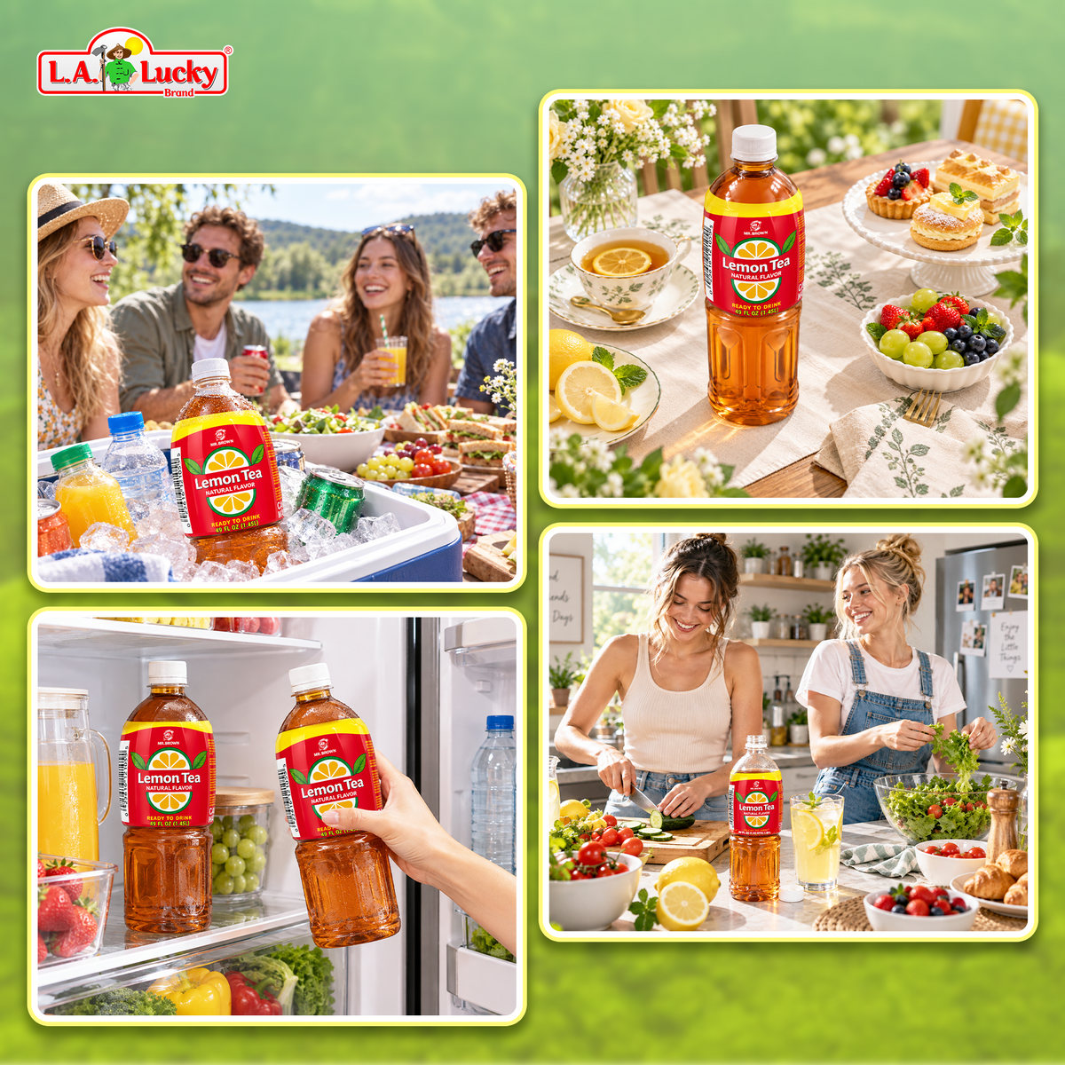 Mr. Brown Lemon Tea 1.45 L bottle serving occasions