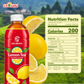 Mr. Brown Lemon Tea bottle and nutrition facts