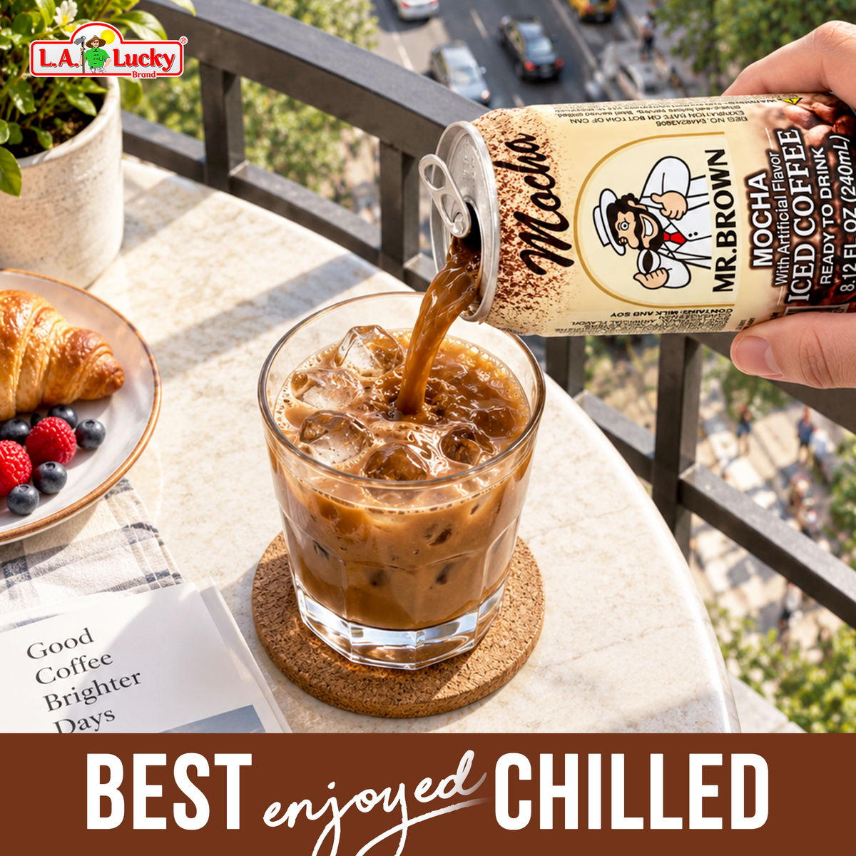 Mr. Brown Mocha Iced Coffee ingredients and package detail