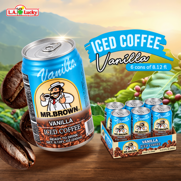 Mr. Brown Vanilla Iced Coffee pack of 6 front