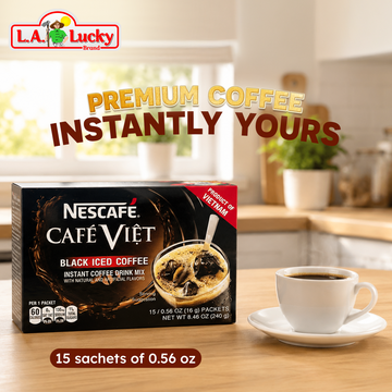 NESCAFÉ Café Việt Instant Black Coffee – 0.56 oz x 15 Sachets