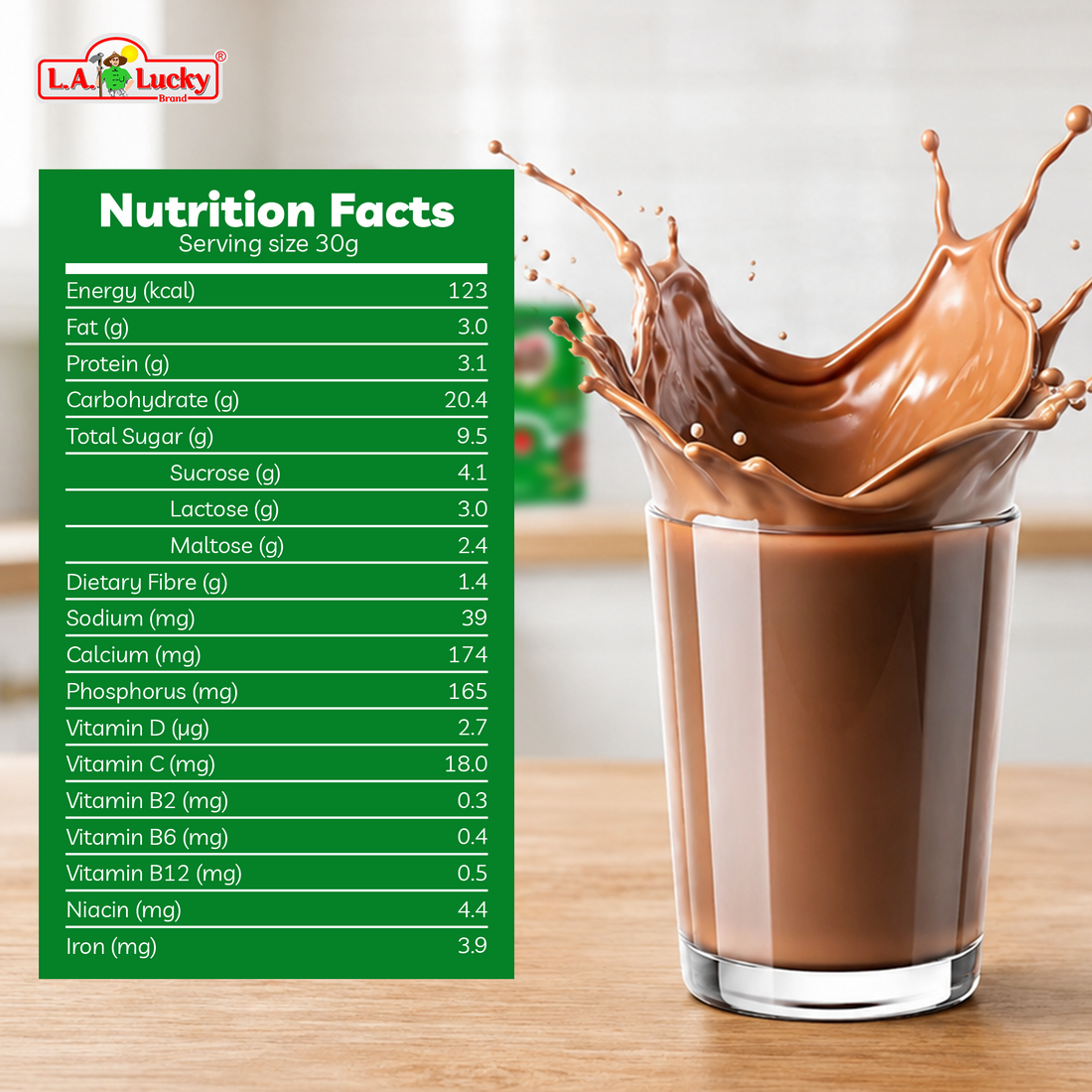 Nestle Milo chocolate malt powder drink 1.4 kg tin with prepared drink