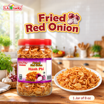Nong Phu fried red onion, one 8 oz jar