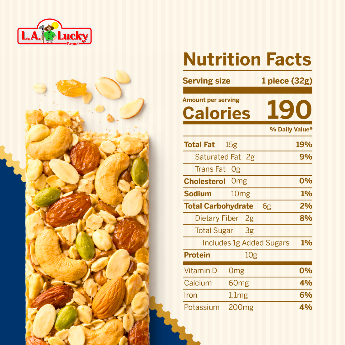 ODEHA Almond Protein Bar (High Protein Snack with Nuts & Seeds) – 6 Bars Box