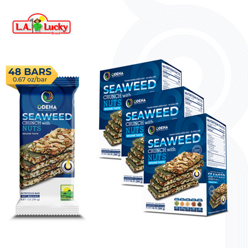 ODEHA Seaweed Crunch with Nuts - Sesame Taste – Pack of 3