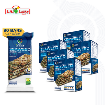 ODEHA Seaweed Crunch with Nuts - Sesame Taste – Pack of 5
