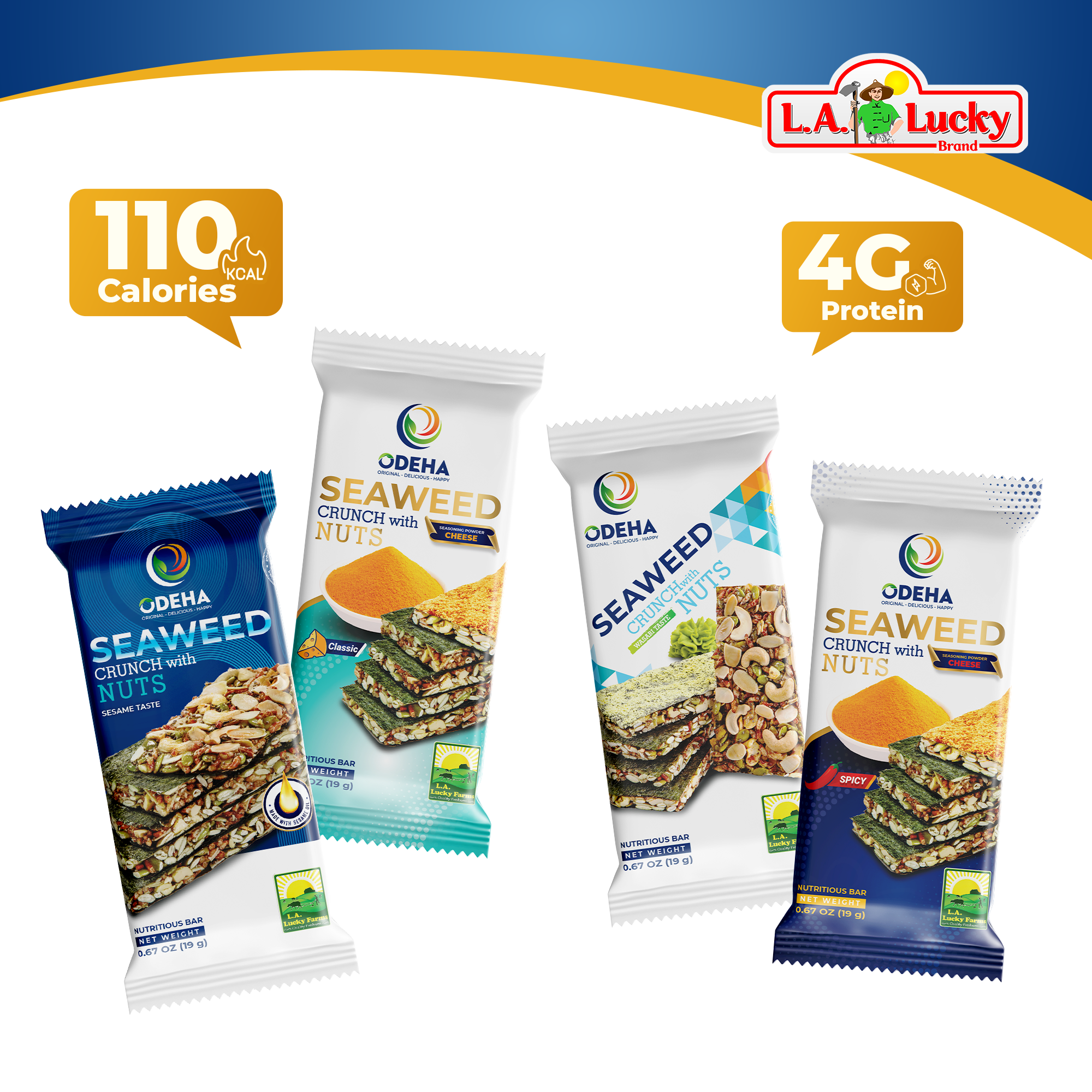 ODEHA Seaweed Crunch with Nuts - The Perfect Combination of Taste - Pa ...