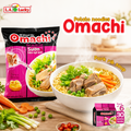 OMACHI pork rib soup flavor potato instant noodles pack of 30 case image
