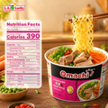Omachi Pork Rib Soup Flavor Potato Noodle Bowl nutrition facts