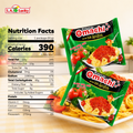 OMACHI Spaghetti Sauce Flavor Instant Potato Noodles nutrition facts and package