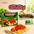 OMACHI Spaghetti Sauce Flavor Instant Potato Noodles pack of 30 front view