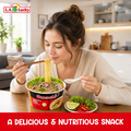 Omachi Stewed Beef Flavor Potato Noodle Bowl ready to eat