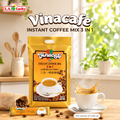 Vinacafe 3 in 1 instant coffee mix 100 sticks package